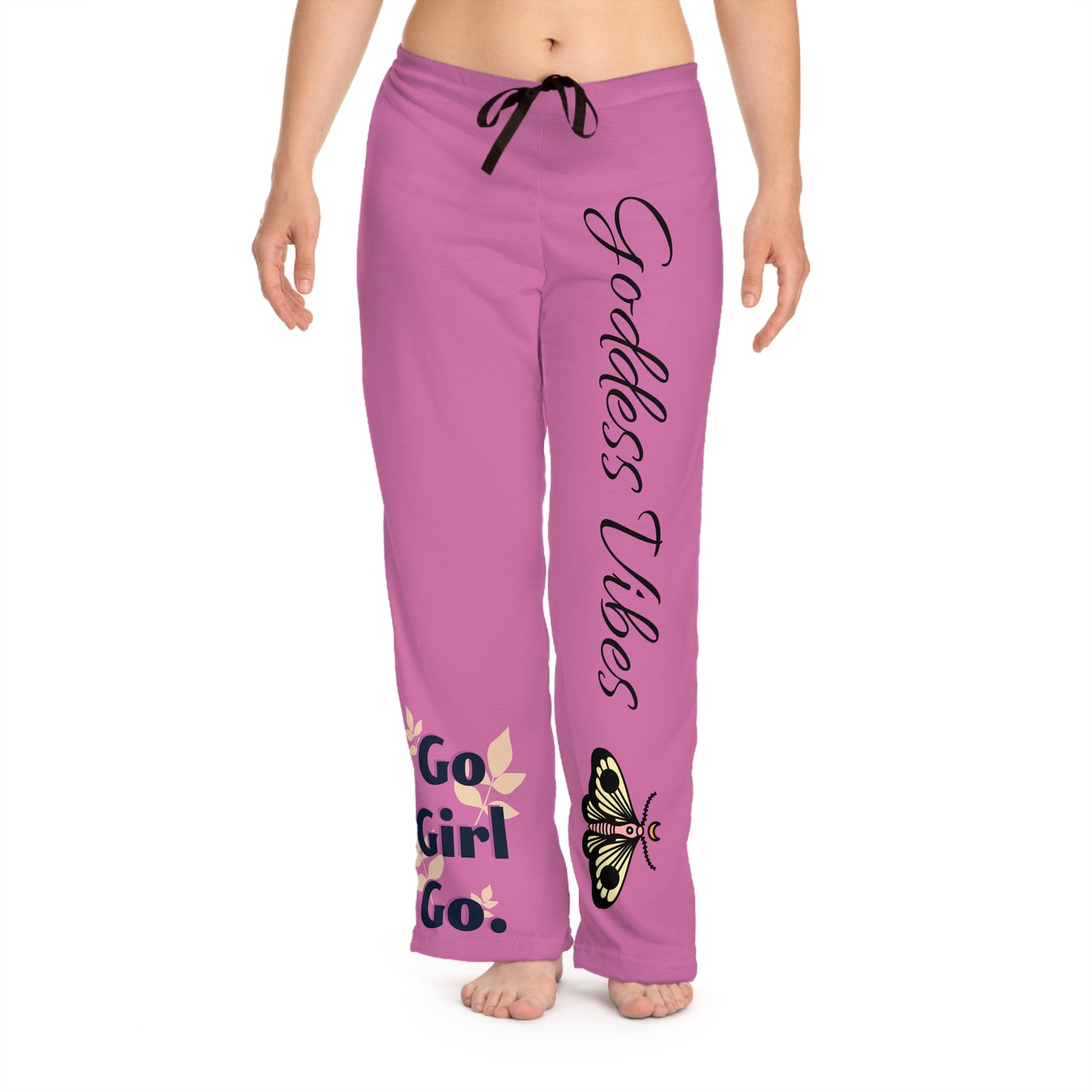 Goddess Vibes Women's Pajama Pants - Cozy Pink Loungewear for Relaxation